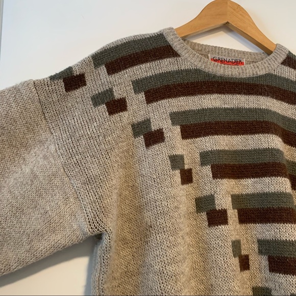 Grenadier | Vintage Patterned Knit Sweater - Picture 2 of 14